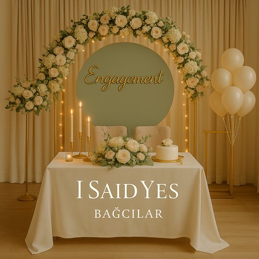 Bağcılar Evde Söz & Nişan Organizasyonu