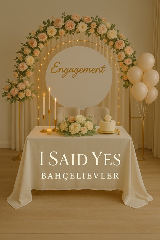 Bahçelievler Evde Söz & Nişan Organizasyonu