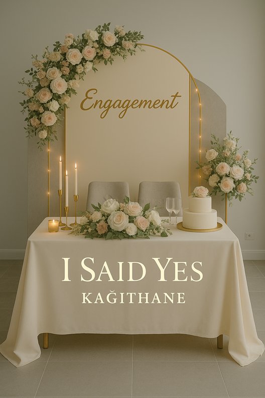 Kağıthane Evde Söz & Nişan Organizasyonu