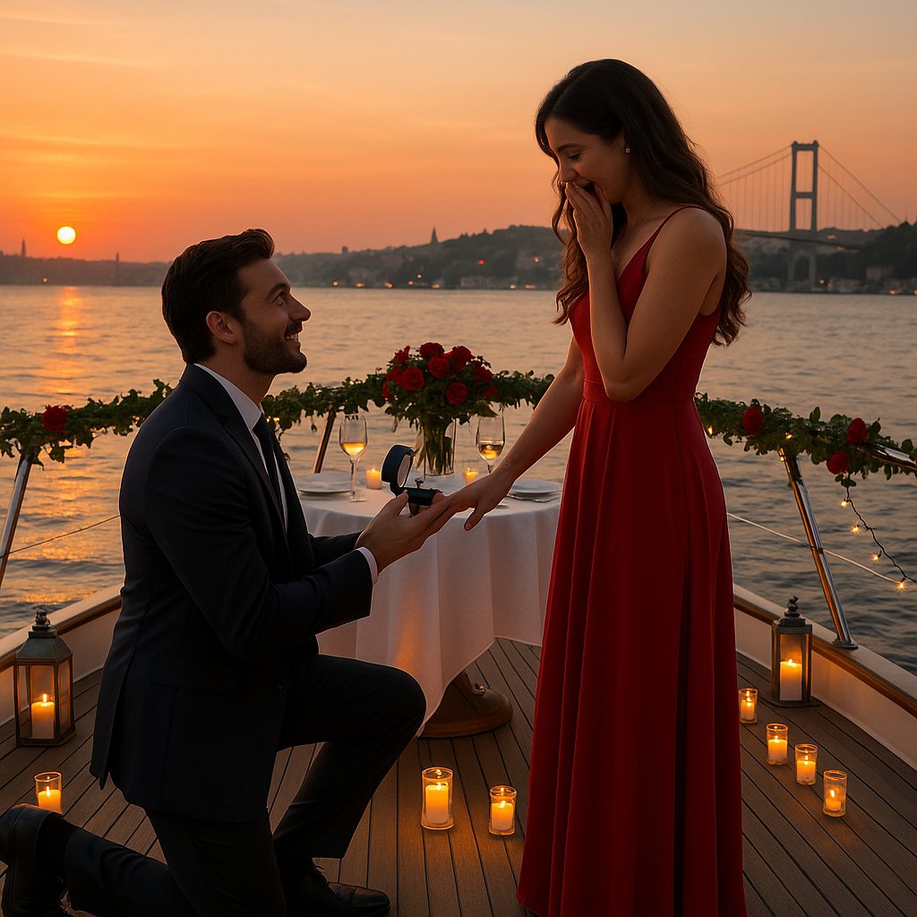 Teknede Evlilik Teklifi: Boğaz’ın Büyüsünde Unutulmaz Bir An
